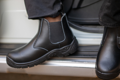 True Chelsea Safety Boots Black